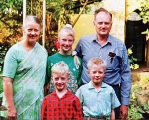 Original Small Photo of Graham Staines and his family