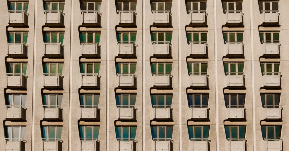 Perfect rows of windows