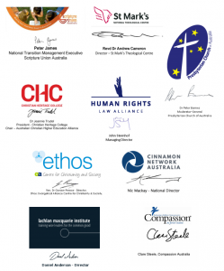 signatories of organisations