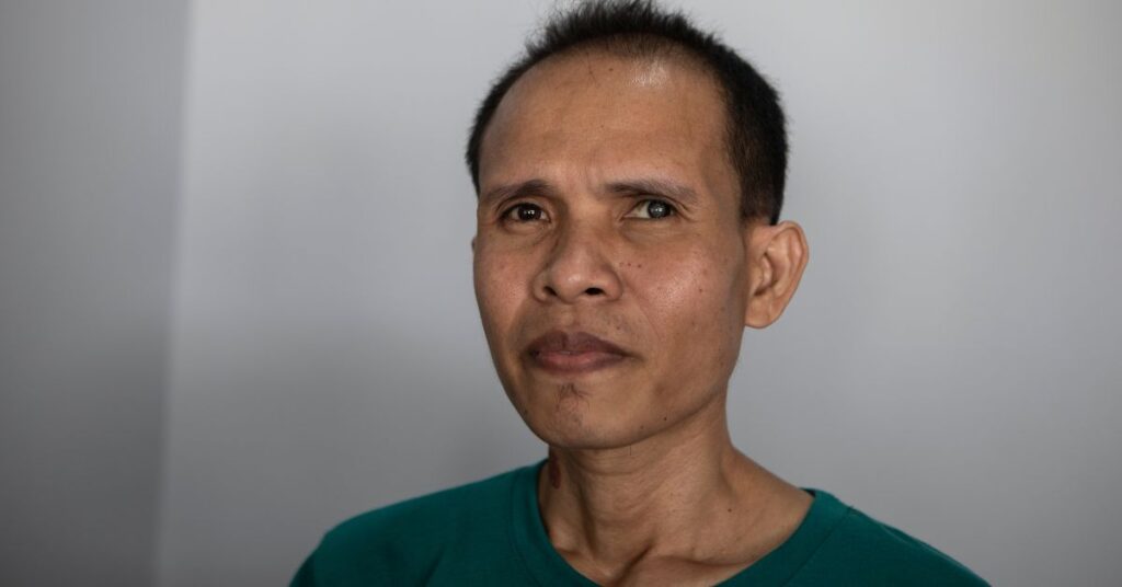 Arnido, a young father from the Phillippines